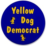 Yellow Dog Democrat Button
